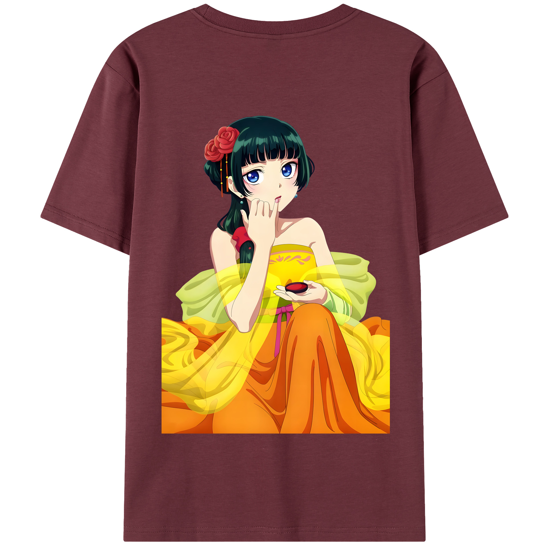 （画像用） 薬屋のひとりごと The Apothecary Diaries 綿100％半袖Tシャツ（背面プリント）